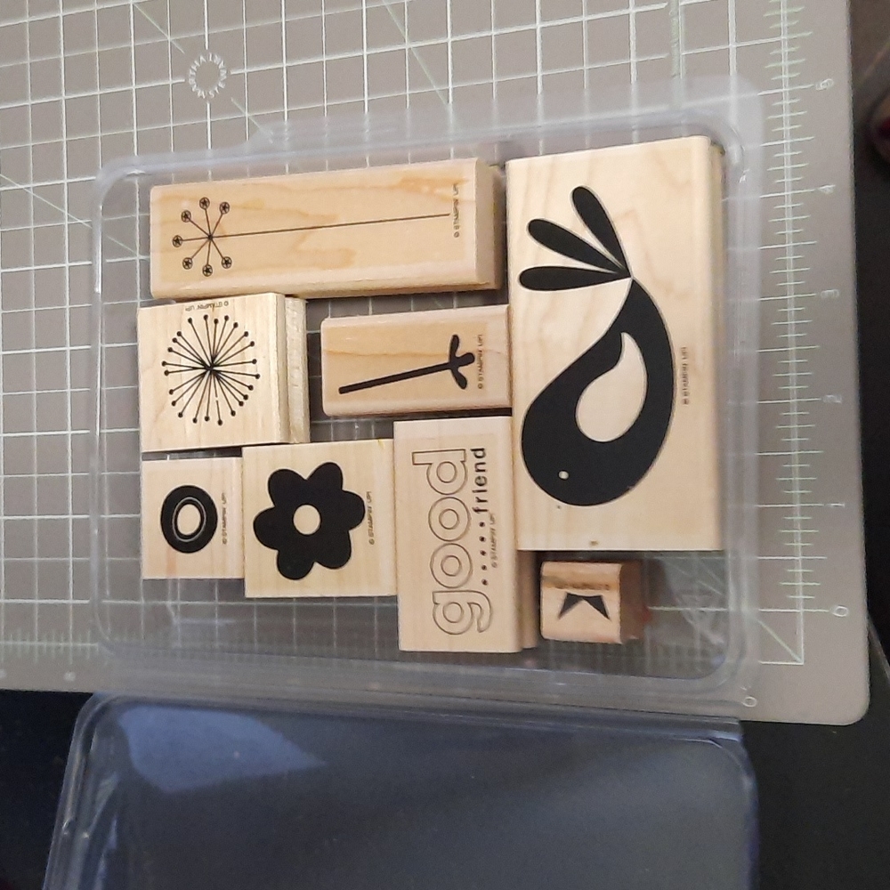 Good Friend rubber Stamp set